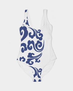SMF Lucky Clouds Feminine One-Piece Swimsuit