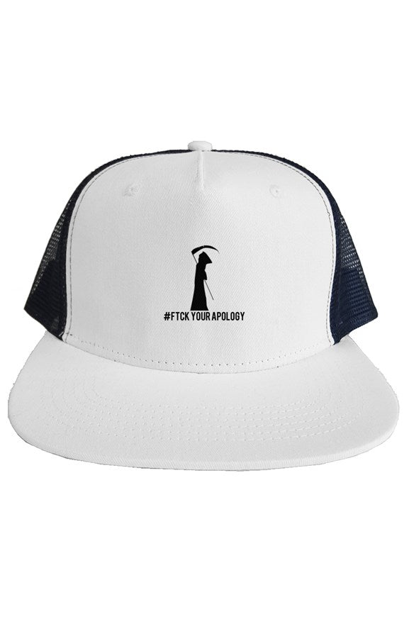 SMF White FYA trucker mesh hat