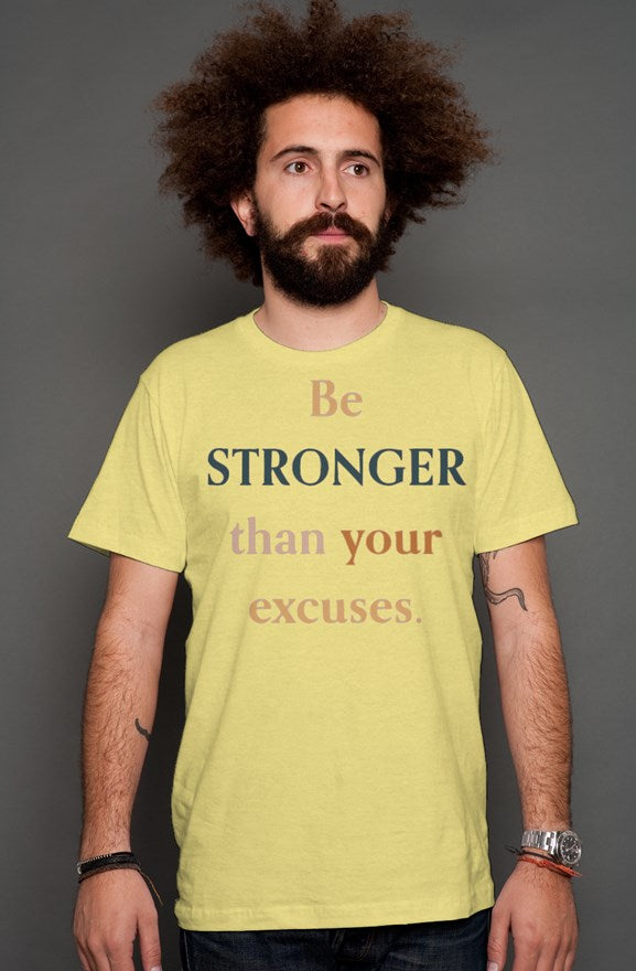 SMF BE STRONGER Gold Heather T-shirt