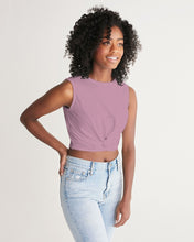 Load image into Gallery viewer, SMF Mauve Feminine Twist-Front Tank