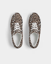 Load image into Gallery viewer, SMF Leopard Print Feminine Lace Up Canvas Shoe