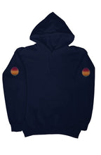Load image into Gallery viewer, SMF 3D Retro Navy Sunset Hoodie