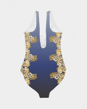 Load image into Gallery viewer, SMF Fortune Clouds Feminine One-Piece Swimsuit
