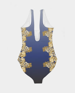 SMF Fortune Clouds Feminine One-Piece Swimsuit