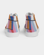Load image into Gallery viewer, SMF Rainbow Feminine Hightop Canvas Shoe