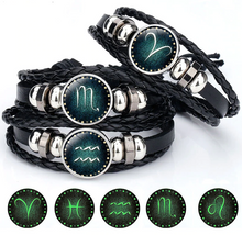 Load image into Gallery viewer, SMF Luminous 12 Constellation Charm Bracelet