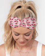 Load image into Gallery viewer, Cherries Twist Knot Headband Set