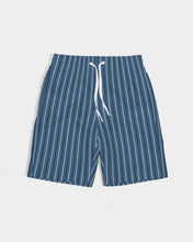 Load image into Gallery viewer, SMF Navy Blue Stripe Masculine Youth Swim Trunk