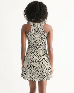 SMF Cheetah Cream Feminine Racerback Dress