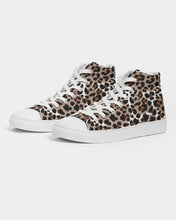 Load image into Gallery viewer, SMF Leopard Print Feminine Hightop Canvas Shoe