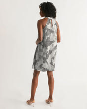 Load image into Gallery viewer, SMF Diamond Camo Feminine Halter Dress