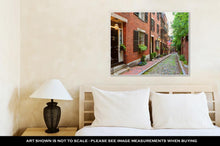 Load image into Gallery viewer, Gallery Wrapped Canvas, Boston Cobblestone Acorn Street (Beacon Hill)