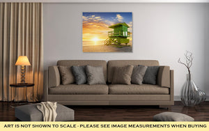 Gallery Wrapped Canvas, Miami South Beach At Sunrise Floridusa