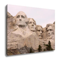Load image into Gallery viewer, Gallery Wrapped Canvas, Closeup Of Mount Rushmore Black Hills Utah
