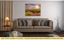 Load image into Gallery viewer, Gallery Wrapped Canvas, Wild Flowers On The Mountain Top At Sunset