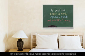 Gallery Wrapped Canvas, Inspiration Phrase Teacher