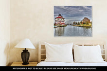 Load image into Gallery viewer, Gallery Wrapped Canvas, Drum Point Lighthouse In Maryland