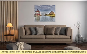 Gallery Wrapped Canvas, Drum Point Lighthouse In Maryland