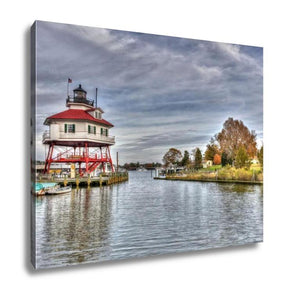 Gallery Wrapped Canvas, Drum Point Lighthouse In Maryland