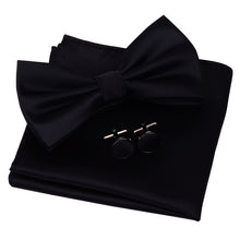 Load image into Gallery viewer, SM Fashion 3pc Pre-tied Bowtie Set